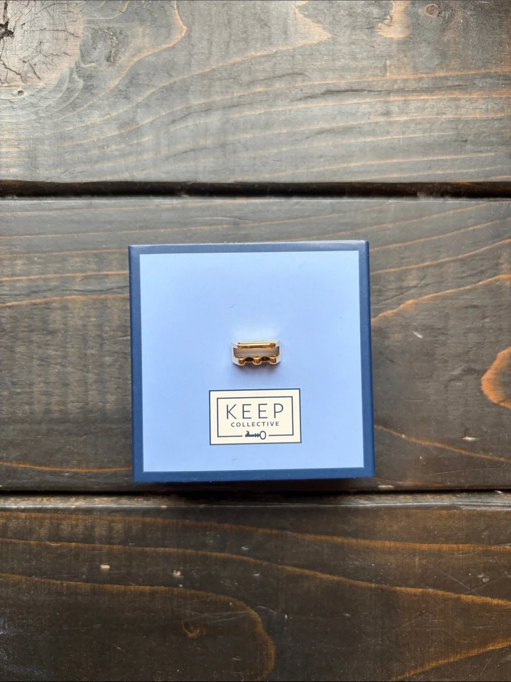 KEEP Collective Gold Pave Crown Charm